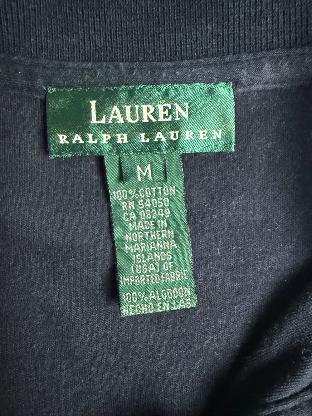 Lauren Ralph Lauren Women’s Size Medium color navy blue Polo sleeveless - Picture 8 of 11